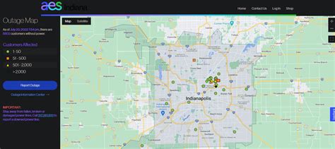 Back to Map Stay away from downed power lines. . Aes indiana outage map